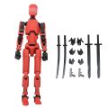 Multi-jointed Movable Robot 2.0 3d Printed Mannequin Toy Lucky 13 Dummy Action Figures Game Birthday Gifts for Toys Gifts. 