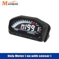 Digital Motorcycle Speedometer Dashboard Panel LCD Display Speed Meter Tachometer RPM Fuel Gauge Odometer For 1,2,4 Cylinders. 