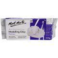 Mont Marte White Air Hardening Modeling Clay, 500g Dries in Approximately 24 Hours. Suitable for Sculptors and Modelers of All Skill Levels.. 
