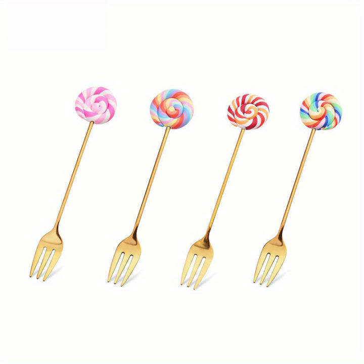 4PCS%20Stainless%20Steel%20Creative%20Candy%20Donut%20Dessert%20Fork%20Coffee%20Spoon%20Stirring%20Spoon%20Cartoon%20Creative%20Fork%20-%20Image%207