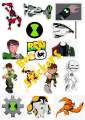 Ben 10 stickers  pack for mobile covers,laptop, notes books etc. 