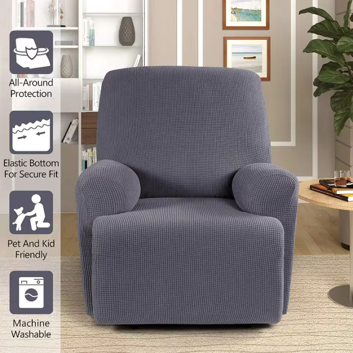 Recliner%20Sofa%20Cover%20Lazy%20Chair%20Solid%20Color%20Cushion%20Cover%20Stretch%20Spandex%20Couch%20Slipcovers%20Non%20Slip%20Armchair%20Slipcovers%204pcs/set%20-%20Image%204