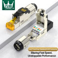 WANJEED Tool-Free RJ45 Connector, Tool-Free For Installation Cable CAT8 CAT7 CAT6A Network Shielded STP For Ethernet Cables. 
