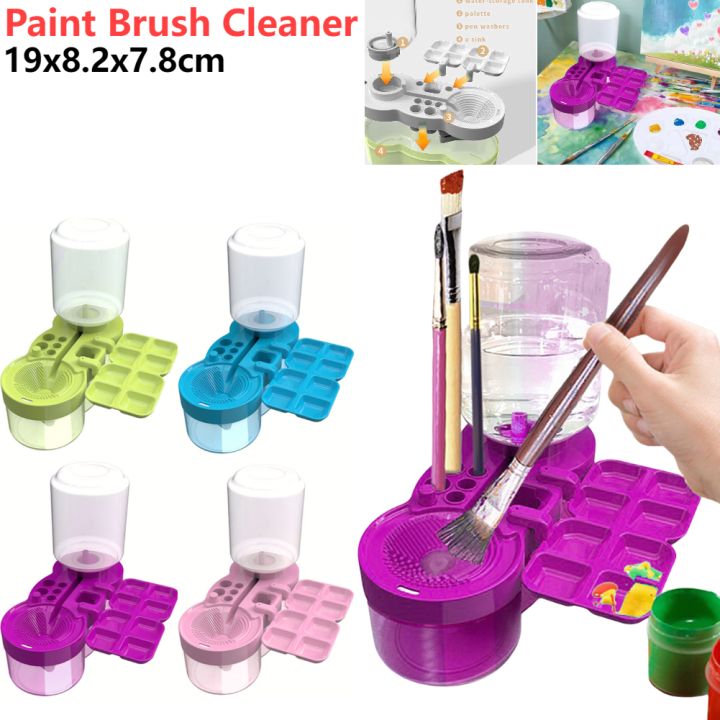 Paint Brush Cleaner with Drain Button Paint Brush Cleaning Machine ...