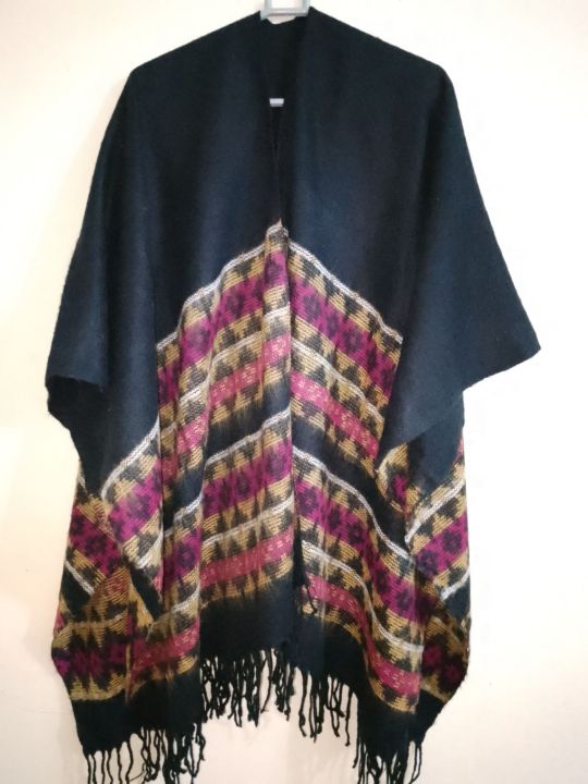 wool cape shawl
