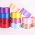 22meters/Roll 4cm Satin Ribbons Crafts Bow DIY Gift Wrap Wine Red Orange Yellow Green Blue Purple Black Gray Gold White Ribbons. 