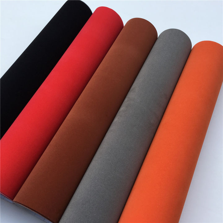Suede Vinyl Wrap Velvet Vinyl Wrap Film Car Wrapping Sticker Bubble Free For Vehicle Interior Decal