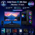 Intel Core i5 3th Generation RAM 8GB HDD 500GB Graphics 2GB Built in Gaming PC Win 10 64 Bit And 'Monitor 17 inch' Keyboard & Mouse Full NEW Desktop Computer Set.