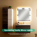 LED Makeup Mirror Lights 6/18/30/42 LEDs Dimmable Touch Control Vanity Bathroom Dresser Mirror Light with USB Cable Strip Lights.