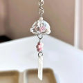 Elegant Wind Chime Keychain, Pearl Decor, Cell Phone Chain, Phone Case DIY Accessories, Pendant Bag, .