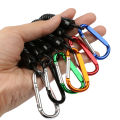 Goture 3pcs Fishing Lanyard 12cm/15cm/18cm Boating Fishing Rope Retractable Coiled Tether with Carabiner for Pliers Lip Grips. 