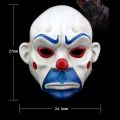 2026 High Quality Resin Mask Collect Halloween Joker Robber Mask  Clown Dark Knight Scary Masquerade Party Cosplay Costume. 