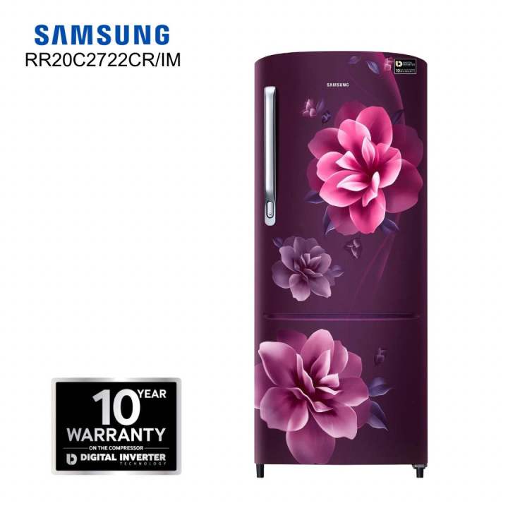 SAMSUNG RR20C2722CR/IM - 192 Litres Direct Cooling Single Door Refrigerator 2020 (Camellia Purple)