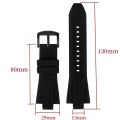 29mmx13mm Silicone Watch Band for Michael Kors MK8184 MK8729 MK9020 MK8152 MK9020 MK9026 Sport Diving Watch Strap Accessories. 
