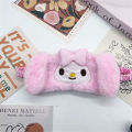 Sanrio  Hello Kitty Eye Mask Sleeping Girl's Heart Cartoon Kawaii  Kuromi My Melody Cinnamoroll Plush  Kids Gift. 
