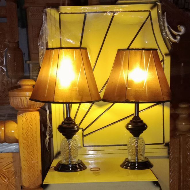 orange small table lamps