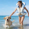 Inflatable Baby Swim Float Vest Toddler Underarm Floaties for Hands Free Swimming Kids Pool Safety Learning Aid Summer Water Fun.