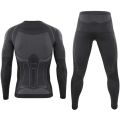 Seamless Tight Tactical Thermal Underwear Men Outdoor Sport Function Breathable Training Cycling Thermo Underwear 3XL Long Johns. 