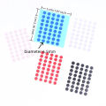 40Pcs 6.5mm Diameter 0.8mm Thickness Small Dots Universal Mouse Skates For Rubberized Mouse Foot Glide Feet Sticker.