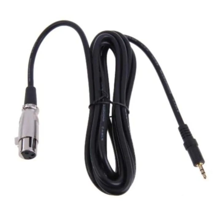 XLR to 3.55 mm Cable for DV Camera/Microphone - 1.5 meter