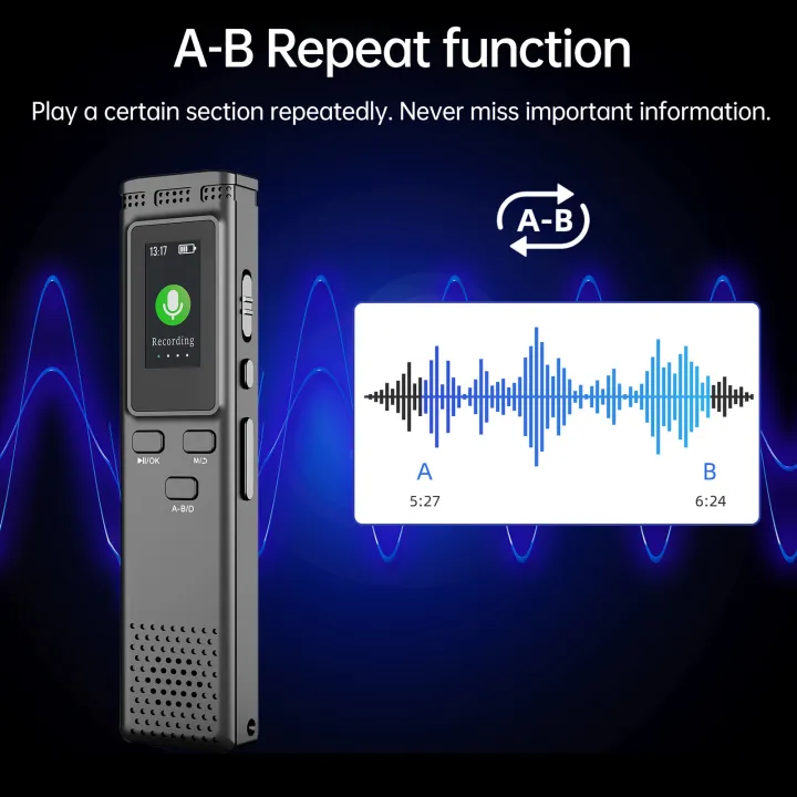 64GB/16GB/8GB%20Digital%20Voice%20Recorder%20Voice%20Activated%20Audio%20Recording%20Noise%20Reduction%20with%20Playback%20MP3%20Music%20Player%20288hrs%20-%20Image%206