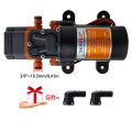 Small DC12V 40PSI Motorhome Booster Diaphragm Pump Boat Self-priming Pump, High Pressure Cleaning, Irrigation, Beverage Machine. 