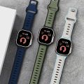 For Iwatch Series 11 10 9 8 7 6 5 4 SE3 Ultra 1 2 Silicone Strap Sports Band for Watch 49mm 46mm 45mm 44mm 42mm 41mm 40mm.