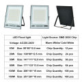 LED Floodlight 10W 20W 30W 50W 100W 150W High Brightness IP66 Waterproof Outdoor Mini Spotlight Wall Gate Garage Garden Lamp. 