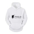 Polo Sport Classic Black Hoodie Men's Casual Sports Pure Cotton Hoodie Fashion Horse Logo Printed Hoodie. 
