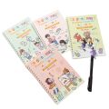 Children Magic Practice Copybook Set Kids Reusable Pen Control Tracing Writing Copy Books Learning Educational Montessori Toys. 
