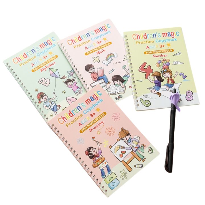 Children%20Magic%20Practice%20Copybook%20Set%20Kids%20Reusable%20Pen%20Control%20Tracing%20Writing%20Copy%20Books%20Learning%20Educational%20Montessori%20Toys%20-%20Image%207