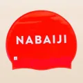 NABAIJI LOGO SILICONE SWIM CAP. 