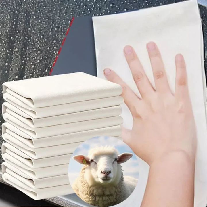 Natural%20Chamois%20Skin%20Car%20Care%20Cleaning%20Cloth%20Genuine%20Sheepskin%20Wash%20Rag%20Suede%20Ultra%20Absorbent%20Quick%20Dry%20Towels%20for%20Car%20Wash%20-%20Image%202