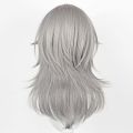 Anime Game Honkai: Star Rail Male and female protagonists trailblazer siblings wig Role-playing gray long wig for Halloween. 