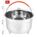 Stainless Steel Steamer Basket Pot Accessories for 3/6/8 Qt Pot Pressure Cooker.