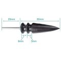 2pcs/set Pointed Tip Leather Burnishing Tool Leather Edge Burnisher Leather Slicker Tool Set Burnishing Wheel of Supplies. 