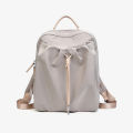Bag for Woman Aesthetic Backpack Fashion Design Girl‘s Bags Pleated Fabric Drawstring Cute Thin Back Pack Foldable Light Schoolbag. 