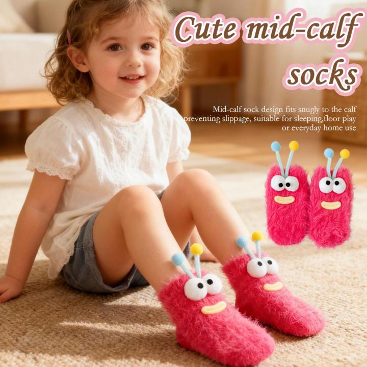 Baby%20Children's%20Socks%20Cartoon%20Winter%20Warm%20Animal%20Kids%20Sock%20Cute%20Boy%20Toddler%20Thickening%20Socks%201-4%20Years%20And%205-8%20Years%20-%20Image%202
