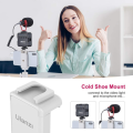 Ulanzi St07 Phone Holder, Spring-Type Mobile Phone Holder with Cold Shoe, 1/4 Thread to Connect to a Tripod, Microphone for Vlog.. 