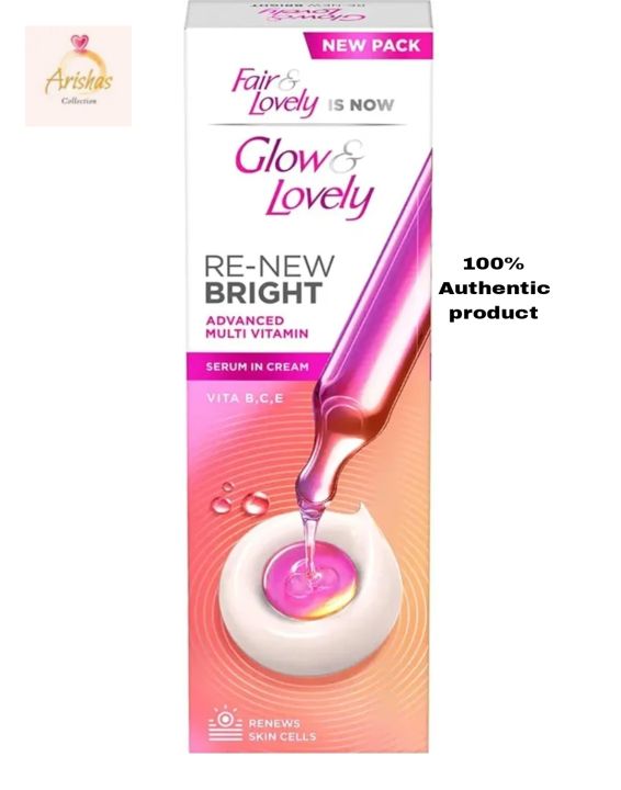 Glow & Lovely Re-New Bright Advanced Multi Vitamin Face Cream, 50 gm