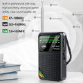Portable Pocket Radio AM/FM/SW 3-Band Mini Portable Radio For Running Walking,Support Earphone Rechargeable Radio FM Receiver.