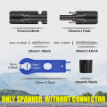 Solar Panel PV Spanner MC Connector Disconnect Tool Wrench ABS Plastic Pocket Solar Connector Wrench 2 PCS 1/2/5/10 Pairs. 
