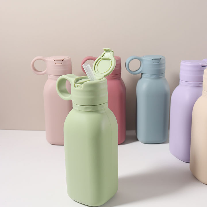 1%20PC%20450ml%20Baby%20Sippy%20Cup%20Silicone%20Flip%20Lid%20Water%20Bottle%20Portable%20Toddler%20Sports%20Baby%20Tableware%20-%20Image%205