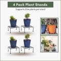 Handmade Strong Stylish Four legs Design Metal Square Shape stands For Plant Pot Flower Pot Stand For Planter indoor and Outdoor. 