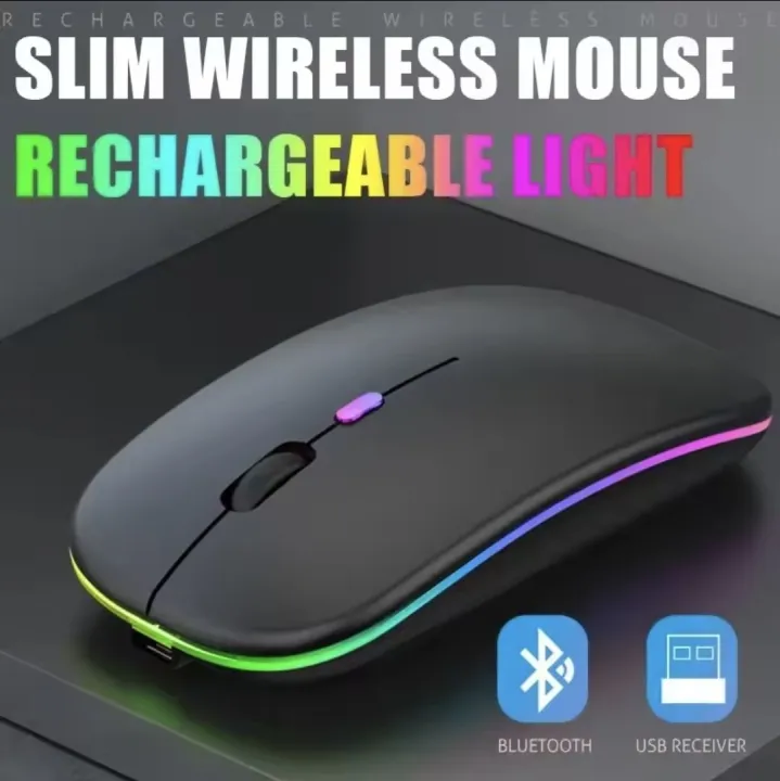 GAMING%20RGB%20Rechargable%20Bluetooth%20System%20Wireless%20Dual%20Mode%20Mouse%20For%20Smartphone%20Laptop%20PC%20Computer%20And%20Smart%20TV%20Bluetooth%204.2%20Suported%20Premium%20Quality%20Wireless%20Mouse%20-%20Image%203
