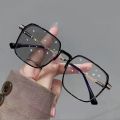 Photochromic Anti Radiation large frame Glasses Shades For Woman/Man Transition Eyeglasses Replaceable Lens. 