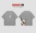 BURNOUT.PK NEW TRENDY SUMMER COLLECTION BEAR PRINTED DROP SHOULDER TSHIRT FOR MENS AND WOMENS. 