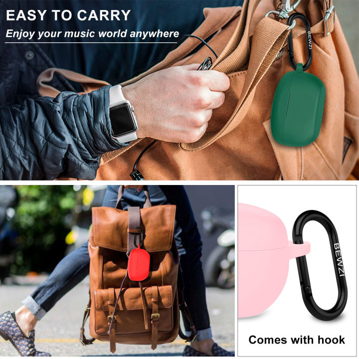 For%20%20WF-1000XM5%20Case%20Cover%20Smooth%20Surface%20Comfortable%20Soft%20Silicone%20Vogue%20Simple%20Style%20WF%201000xm5%20%20Protective%20Case%20with%20Hook%20-%20Image%205