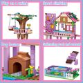 Friends City Tree House Summer Holiday Villa Castle Building Blocks Sets Garden Model DIY Toys Kids Girl Boy Child Birthday .