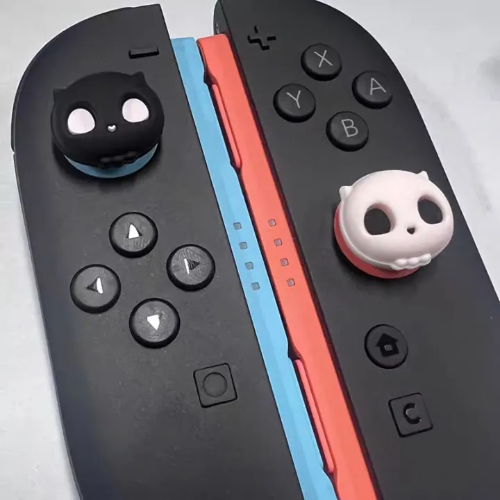 4pcs%20Cute%20Soft%20Silicone%20Joystick%20Caps%20Thumb%20Grips%20Cover%20for%20Switch%202%20Joy%20Con%20Controller%20Protection%20Video%20Game%20Accessories%20-%20Image%203